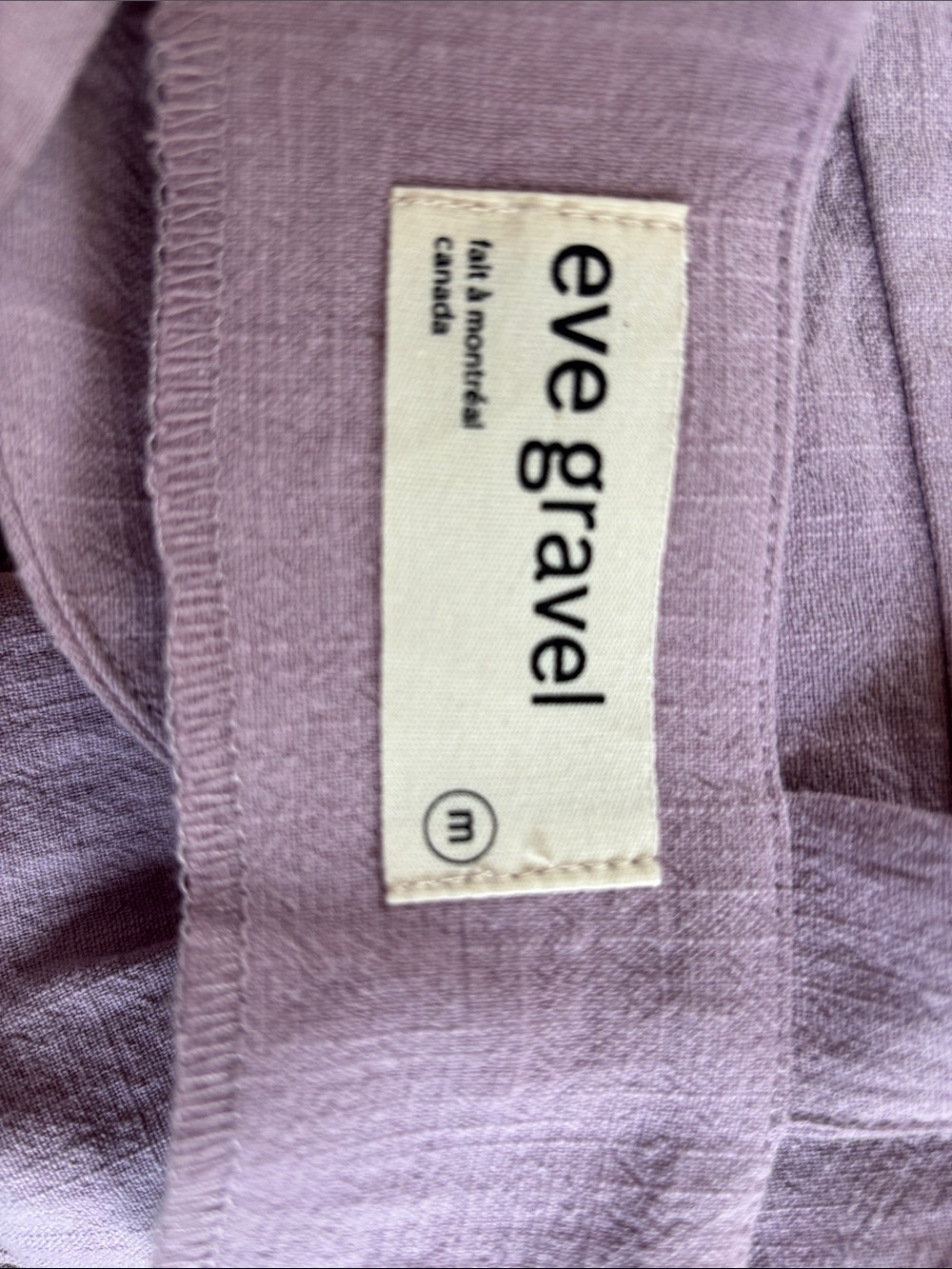 Eve Gravel Lavender Cotton Sundress with Wide Straps - Picture 6 of 13